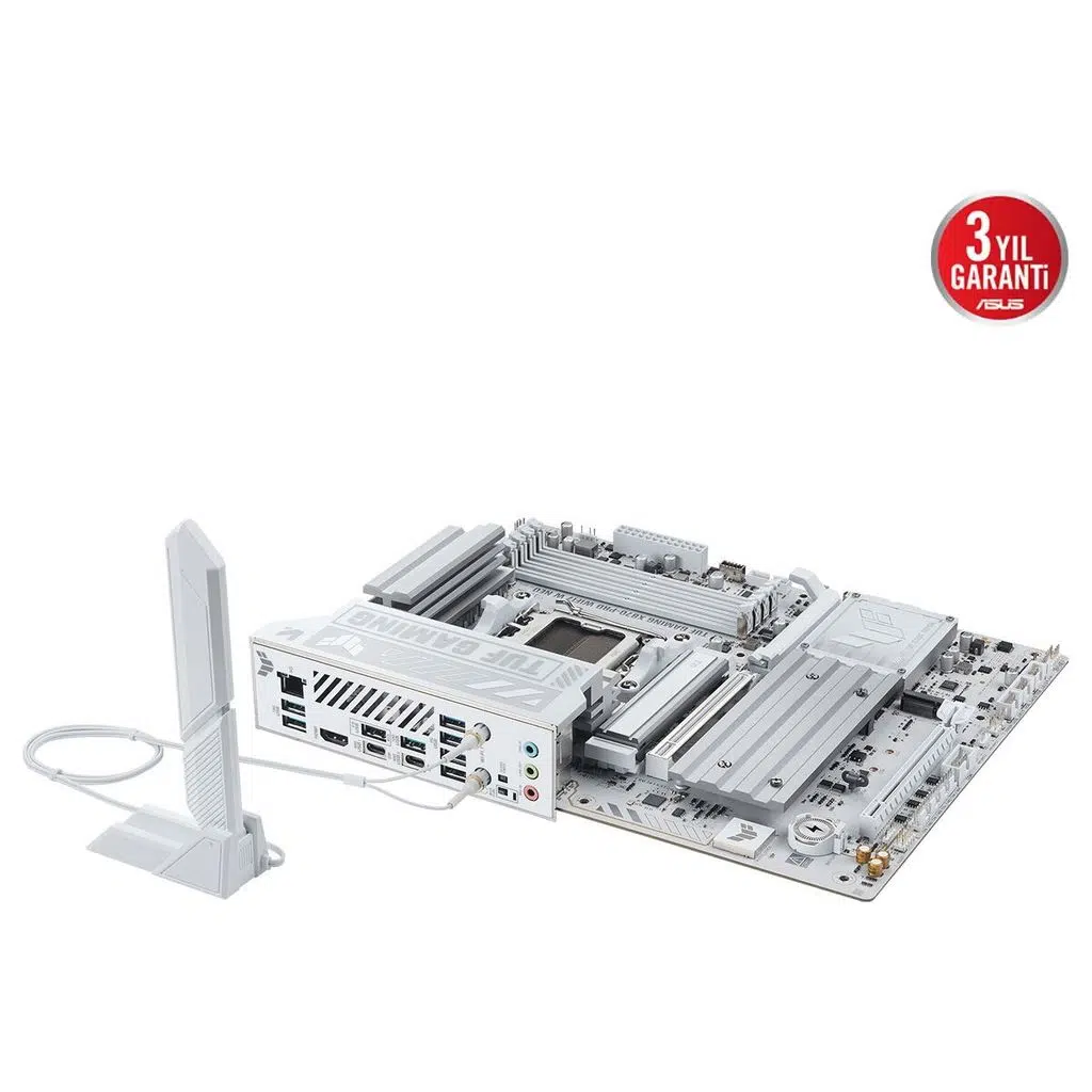 ASUS TUF GAMING X870-PRO WIFI7 W NEO AMD X870 AM5 DDR5 9600 HDMI 2xUSB4 4x M2 USB3.2 WiFi 7 BT AURA RGB 5Gbit LAN ATX 16+2+1(80A) Güç Aşamaları Çif