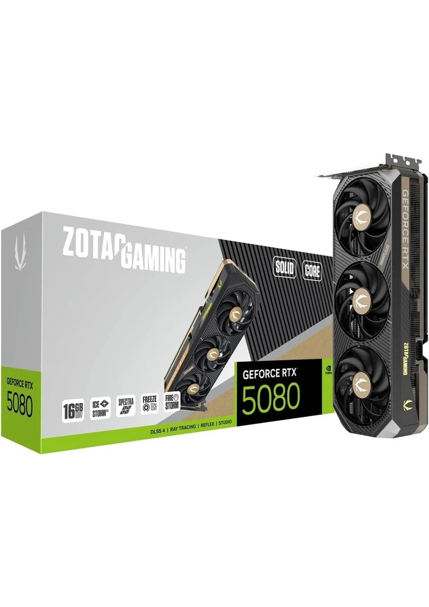 ZOTAC GeForce RTX 5080 GAMING SOLID CORE 16GB