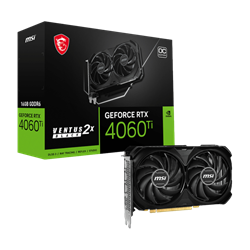 MSI GeForce RTX 4060 Ti Ventus 2X Black 16G OC