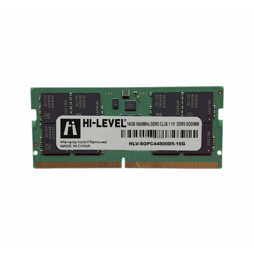 HI-LEVEL 16GB DDR5 5600MHz SODIMM HLV-SOPC44800D5-16G