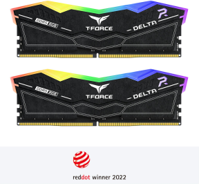TeamGroup T-Force Delta RGB 32GB 2x16GB 7800Mhz DDR5 CL38 Black FF3D532G7800HC38DDC01