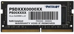 Patriot Signature Line PSD432G32002S 32GB 1x32GB DDR4 3200MHz CL22 SODIMM
