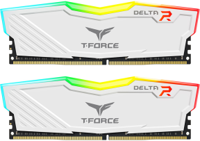 TeamGroup T-Force Delta RGB White 16GB 2x8GB 3200MHz CL16 DDR4 TF4D416G3200HC16CDC01