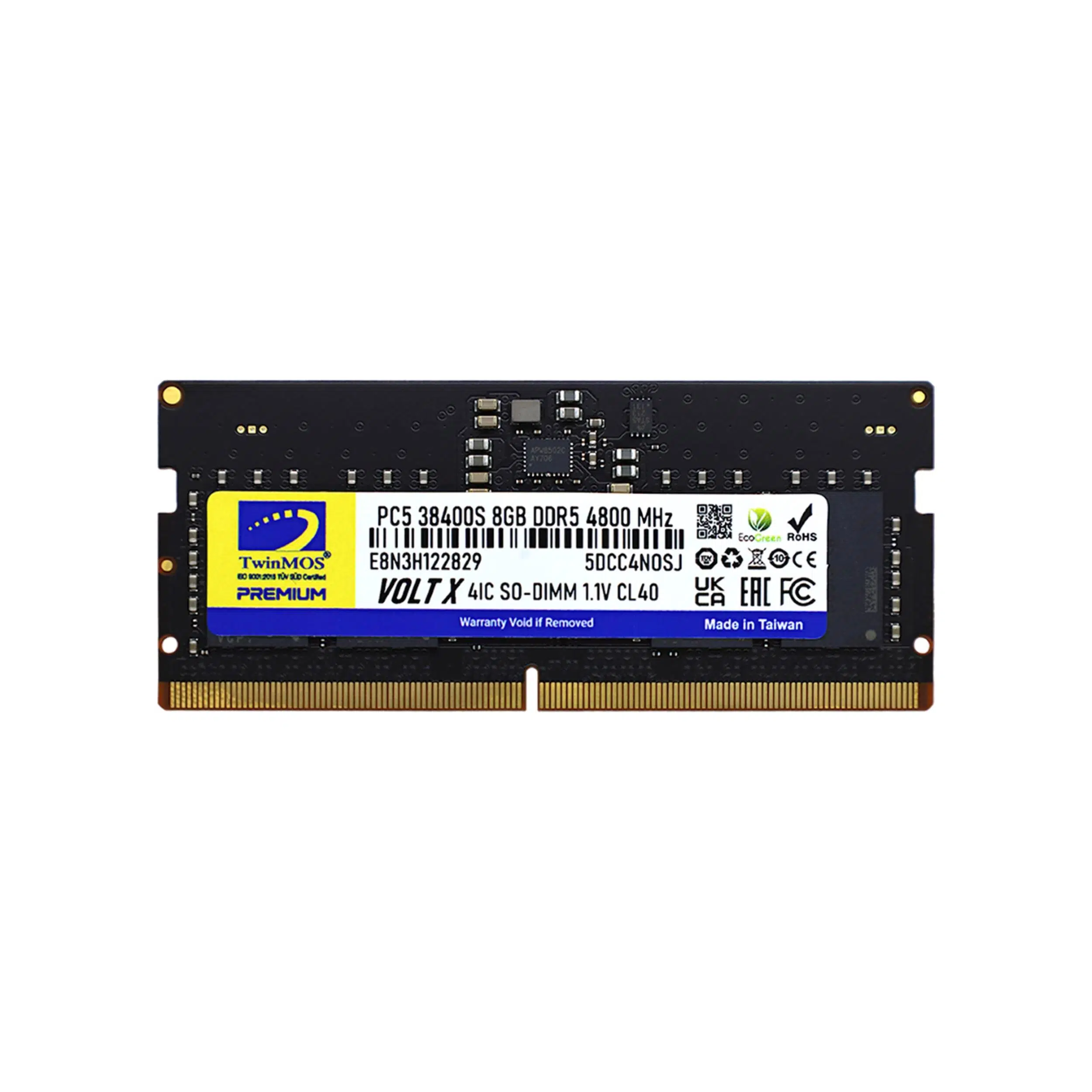 TwinMOS TMD58GB4800S40 8GB DDR5 4800MHz CL40