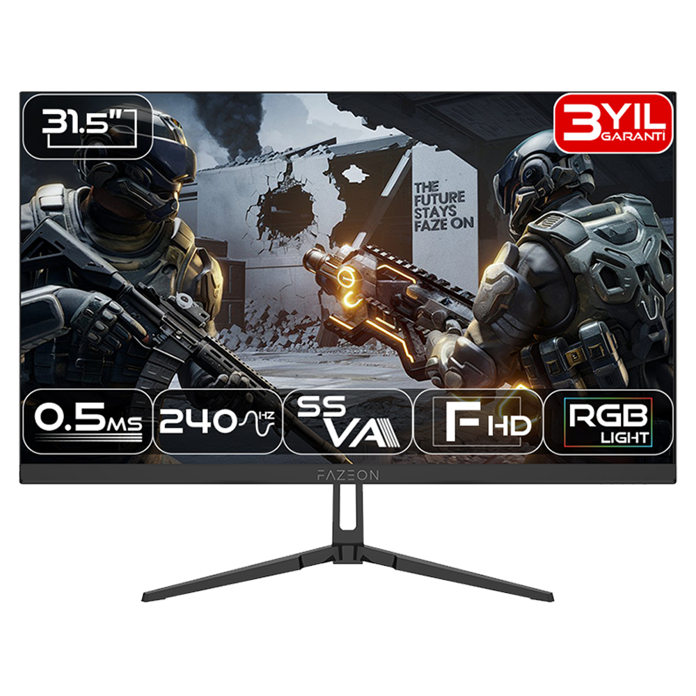 FAZEON X32F240S 31.5 240Hz 0.5ms VA FHD