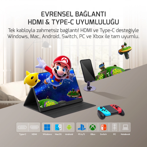 EZCOOL LITE E15T 15.6 60Hz FHD Portable Touch