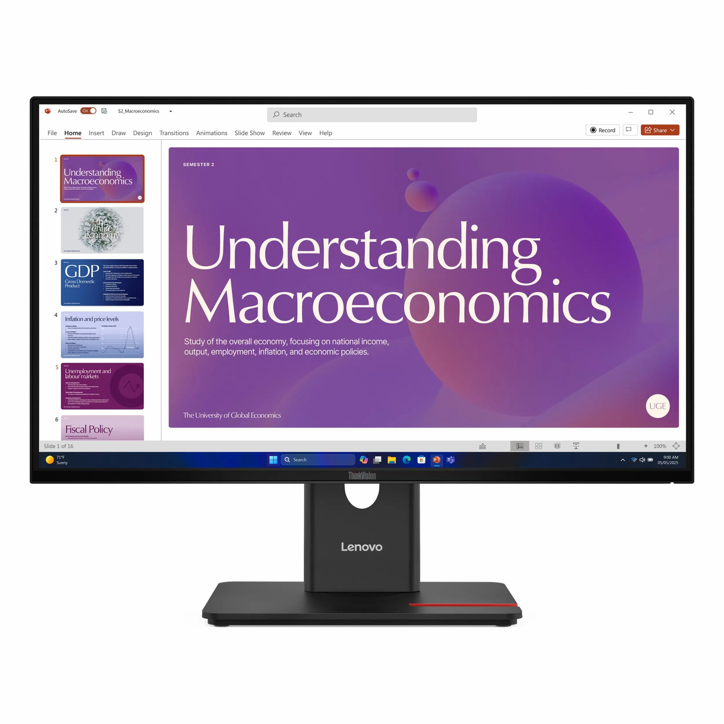 Lenovo ThinkVision T24D-40 64B9GAT1TK 23.8 120Hz 4ms IPS FHD