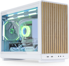 Lian Li Dan Case A3 Beyaz Ahşap G99.A3W-WDG.00