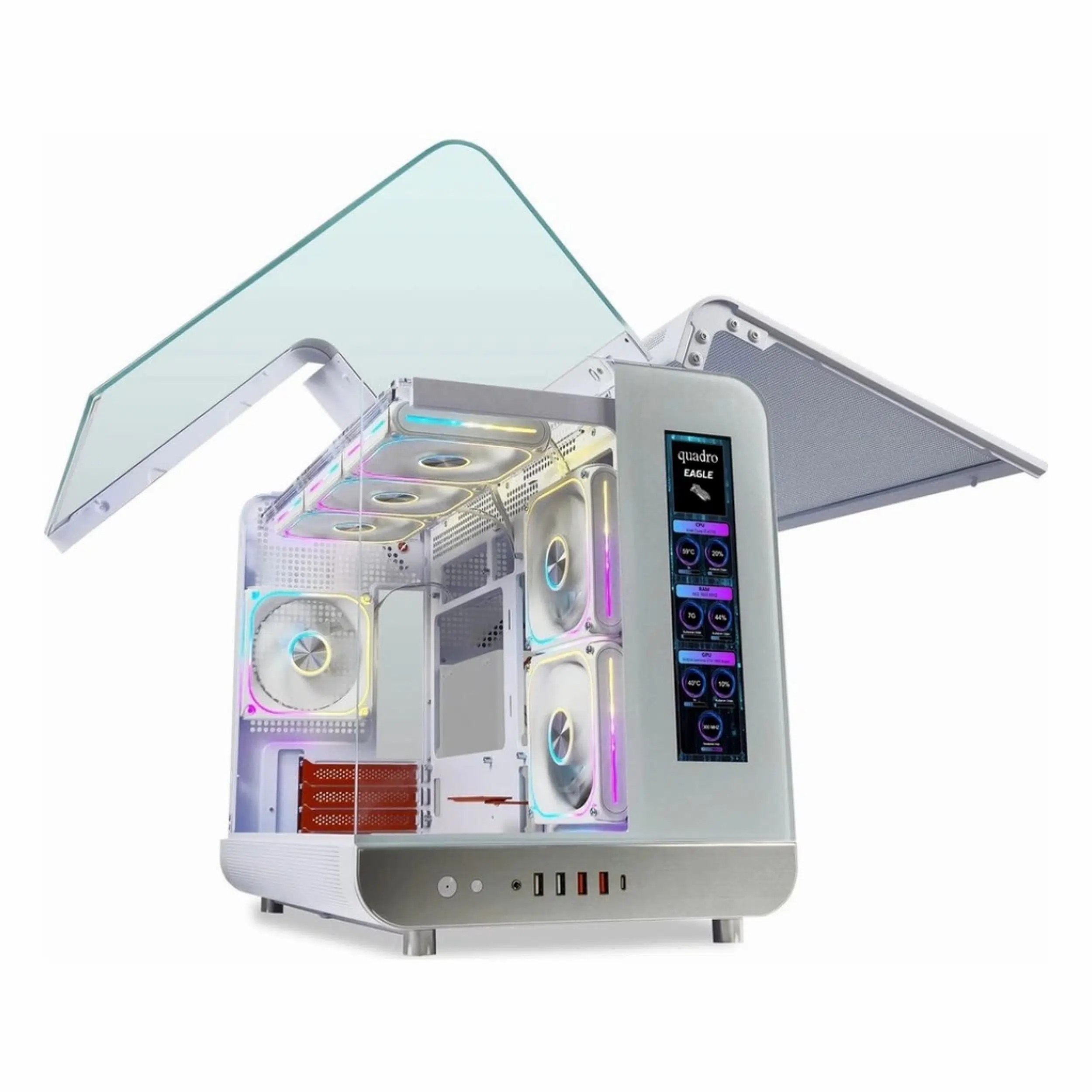 Quadro QX100 Eagle RGB Beyaz