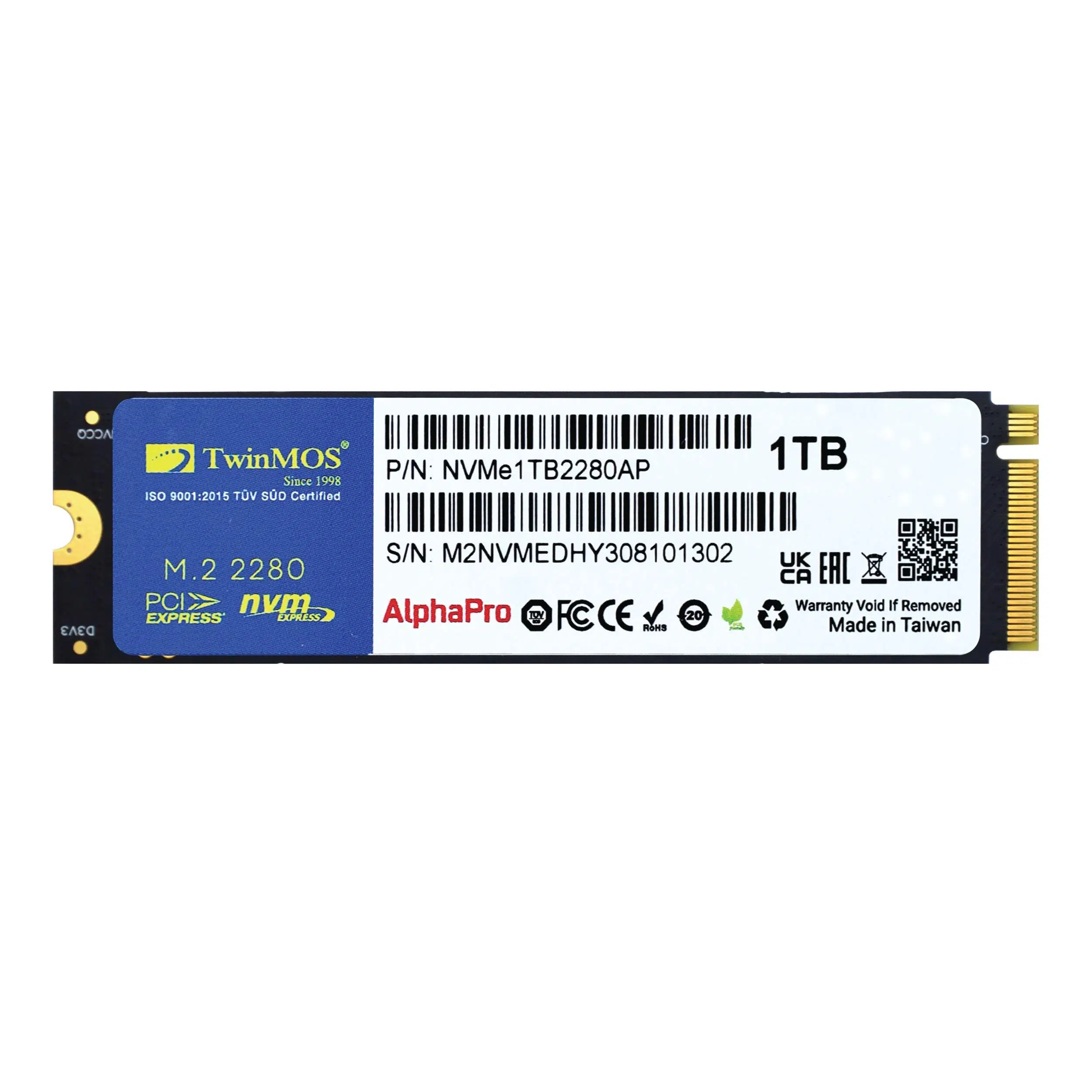TwinMOS AlphaPro 1TB NVMe1TB2280AP