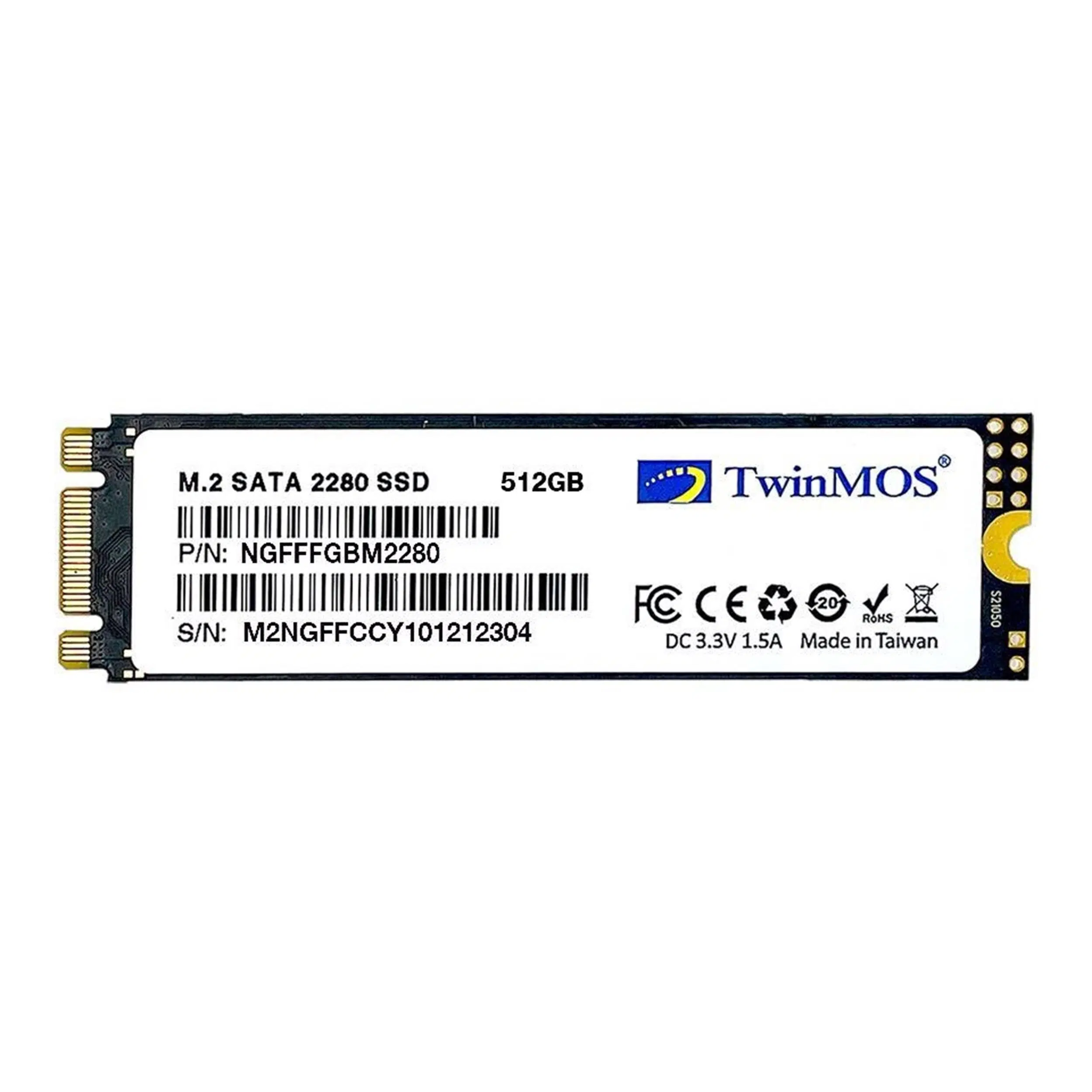 TwinMOS NGFFFGBM2280 512GB