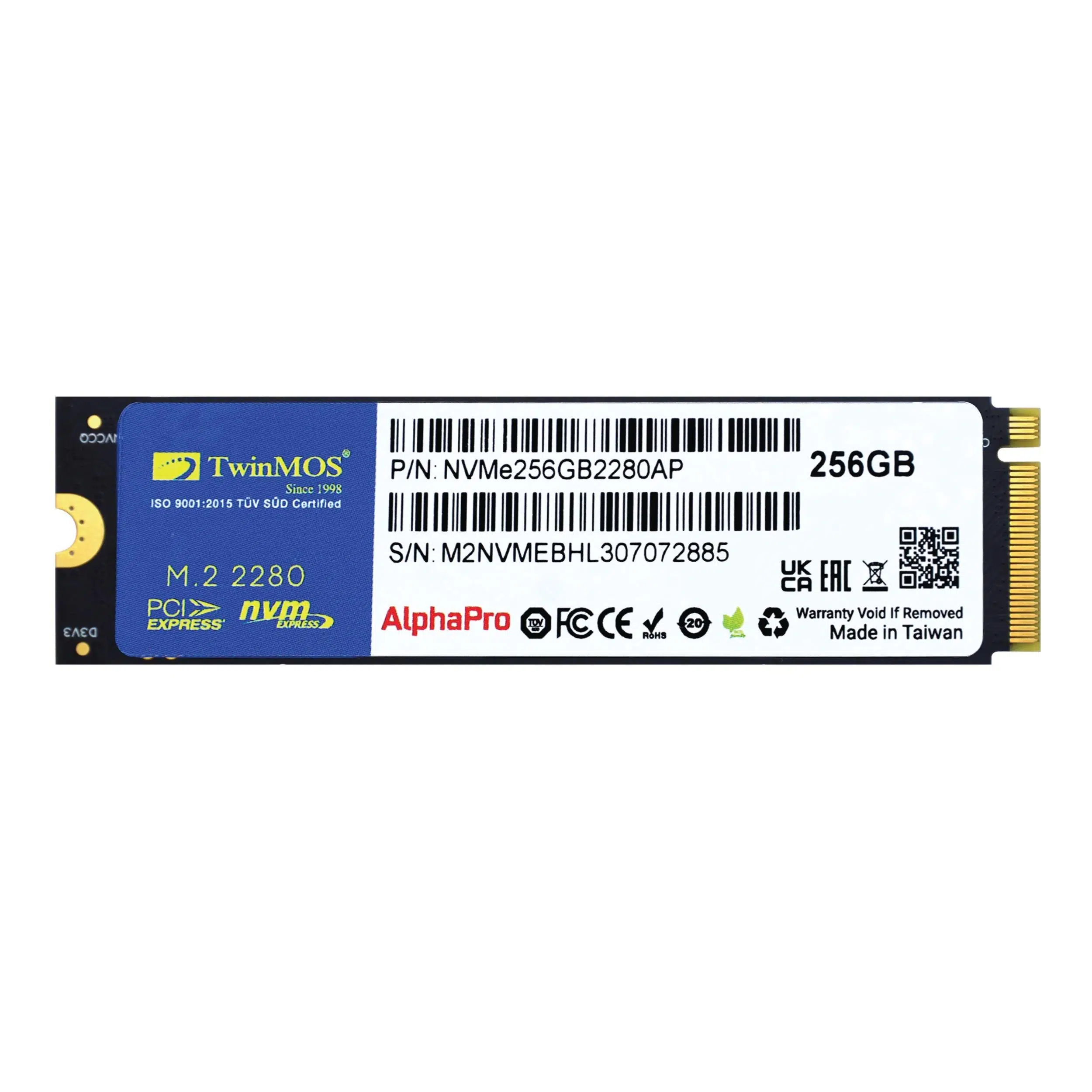 TwinMOS AlphaPro 256GB NVMe256GB2280AP