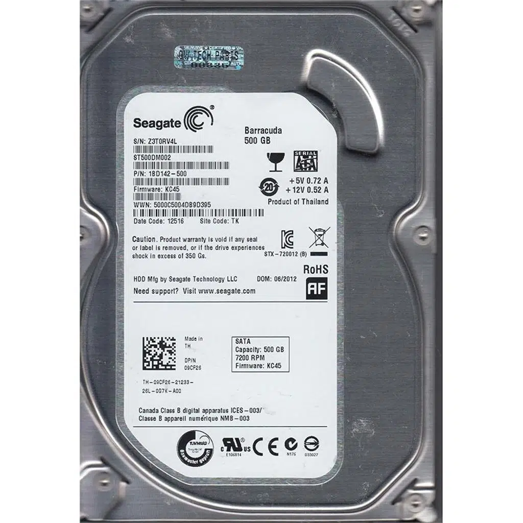 Seagate BarraCuda 500GB ST500DM002