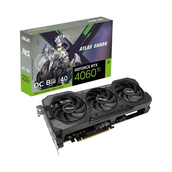 ASUS Atlas Shark ATS RTX 4060 Ti O8G V2 Gaming 8GB OC