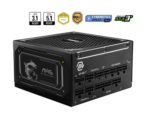 MSI MAG A1000GL PCIE5 II 1000W 80+ Gold Full Modular