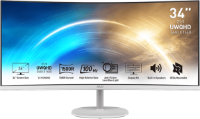 MSI Pro MP341CQW 34 100Hz 1ms VA UWQHD