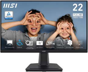 MSI Pro MP225V 21.5 100Hz 1ms VA FHD