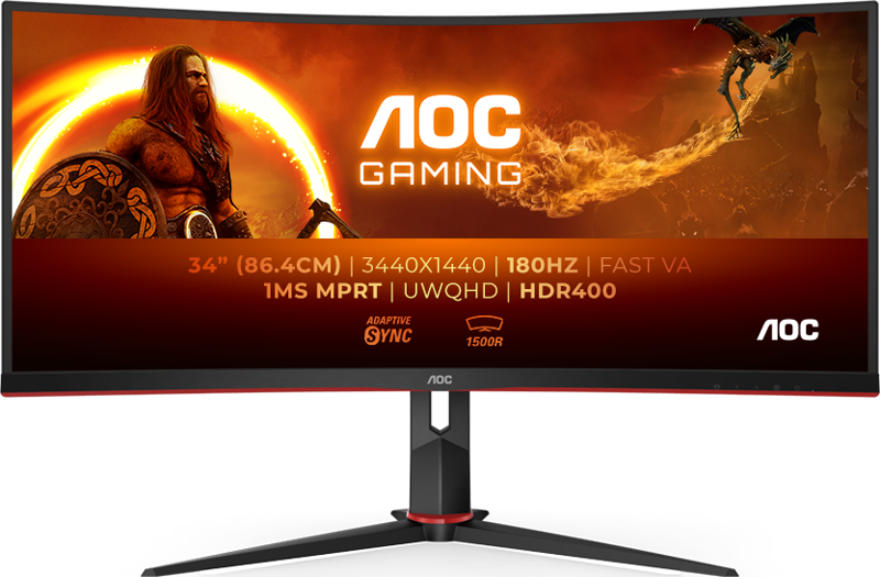 AOC CU34G2XP/BK 34 180Hz 1ms VA UWQHD