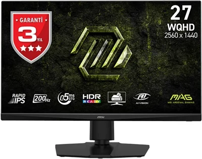 MSI MAG 272QPF E20 27 200Hz 0.5ms IPS QHD