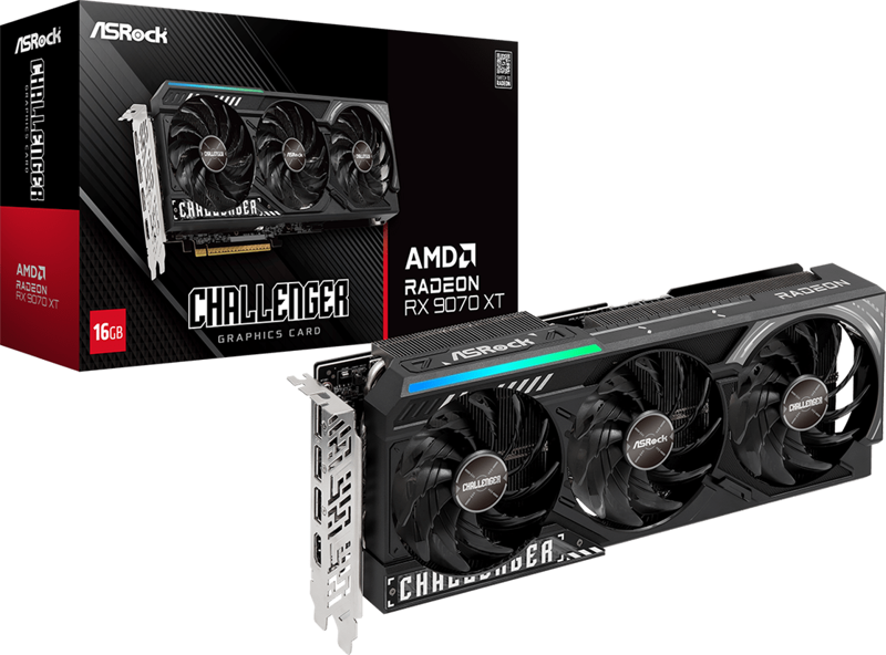 ASRock Radeon RX 9070 XT Challenger 16GB 90-GA61ZZ-00UANF