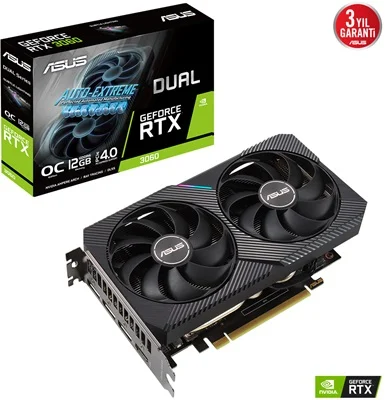 ASUS GeForce RTX 3060 Dual V2 O12G 12GB LHR