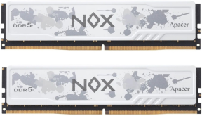 Apacer NOX 32GB 2x16GB 5600MHz CL40 DDR5 Beyaz AH5U32G56C522MWAA-2