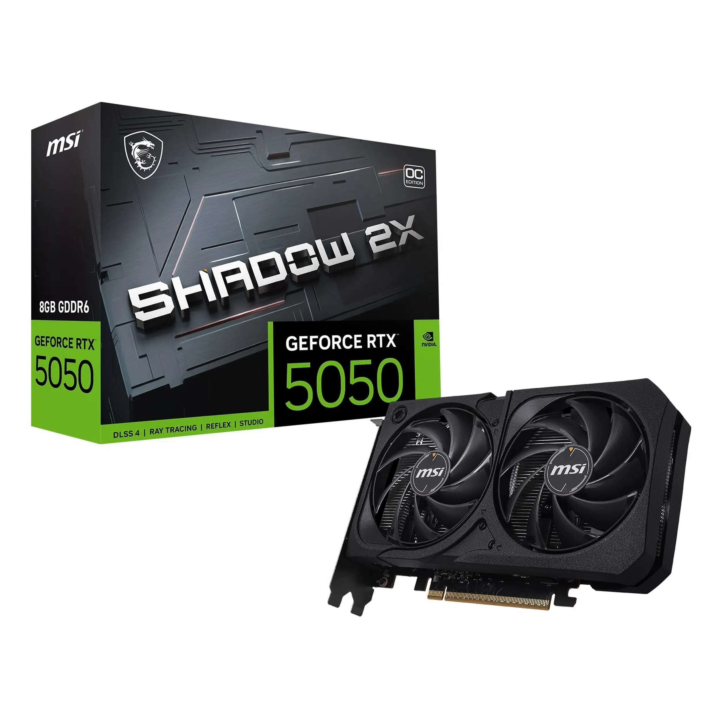 MSI GeForce RTX 5050 Shadow 2X OC 8G