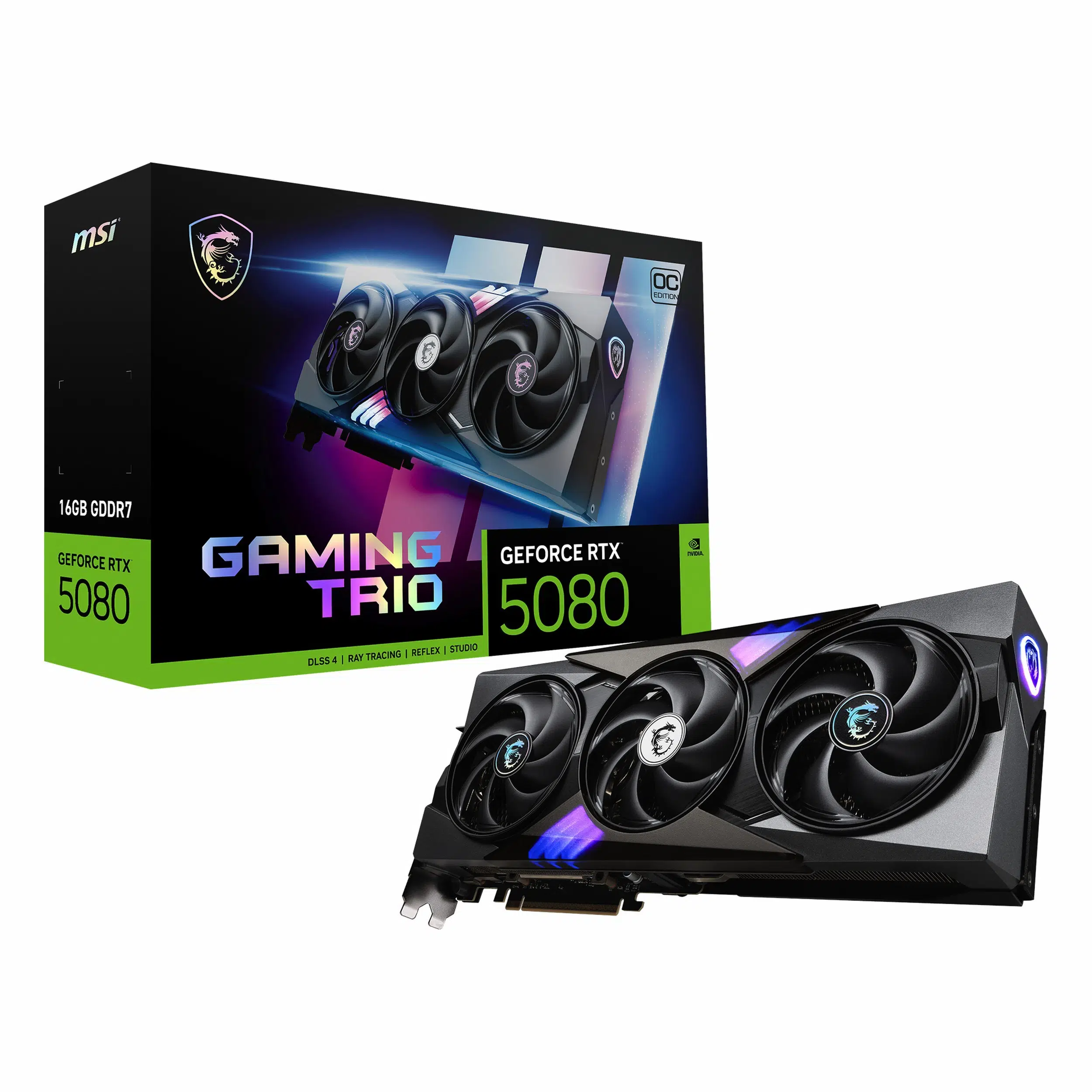 MSI GeForce RTX 5080 Gaming Trio OC 16G