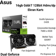 ASUS Dual GeForce RTX 5060 Ti OC Edition 16GB