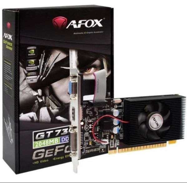 AFOX GeForce GT730 2GB DDR3 128Bit (AF730-2048D3L6) Düşük Profil