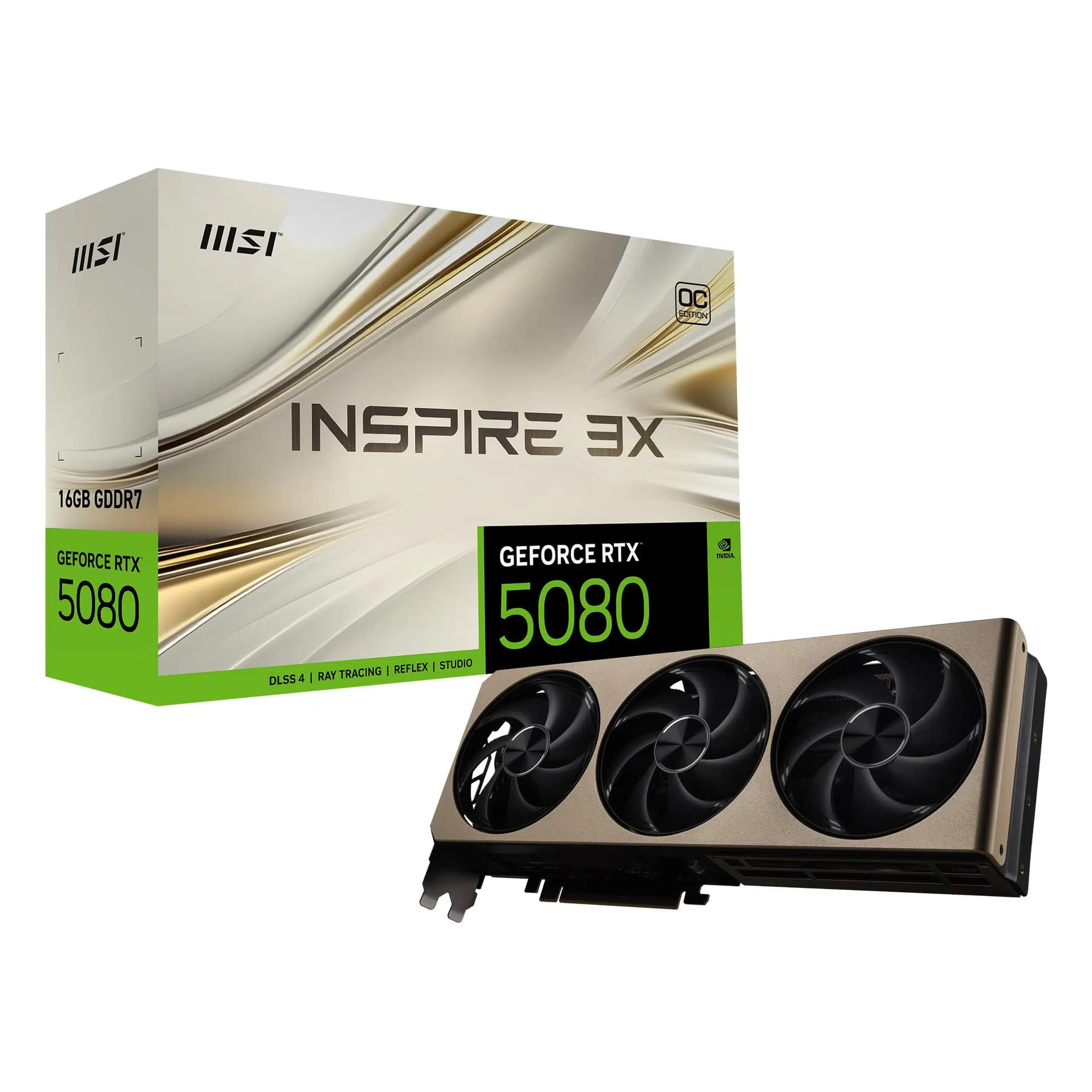 MSI GeForce RTX 5080 INSPIRE 3X OC 16G