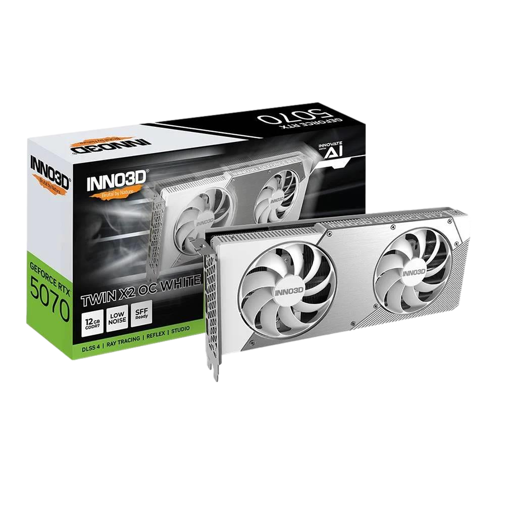 Inno3D GeForce RTX 5070 TWIN X2 OC White 12GB