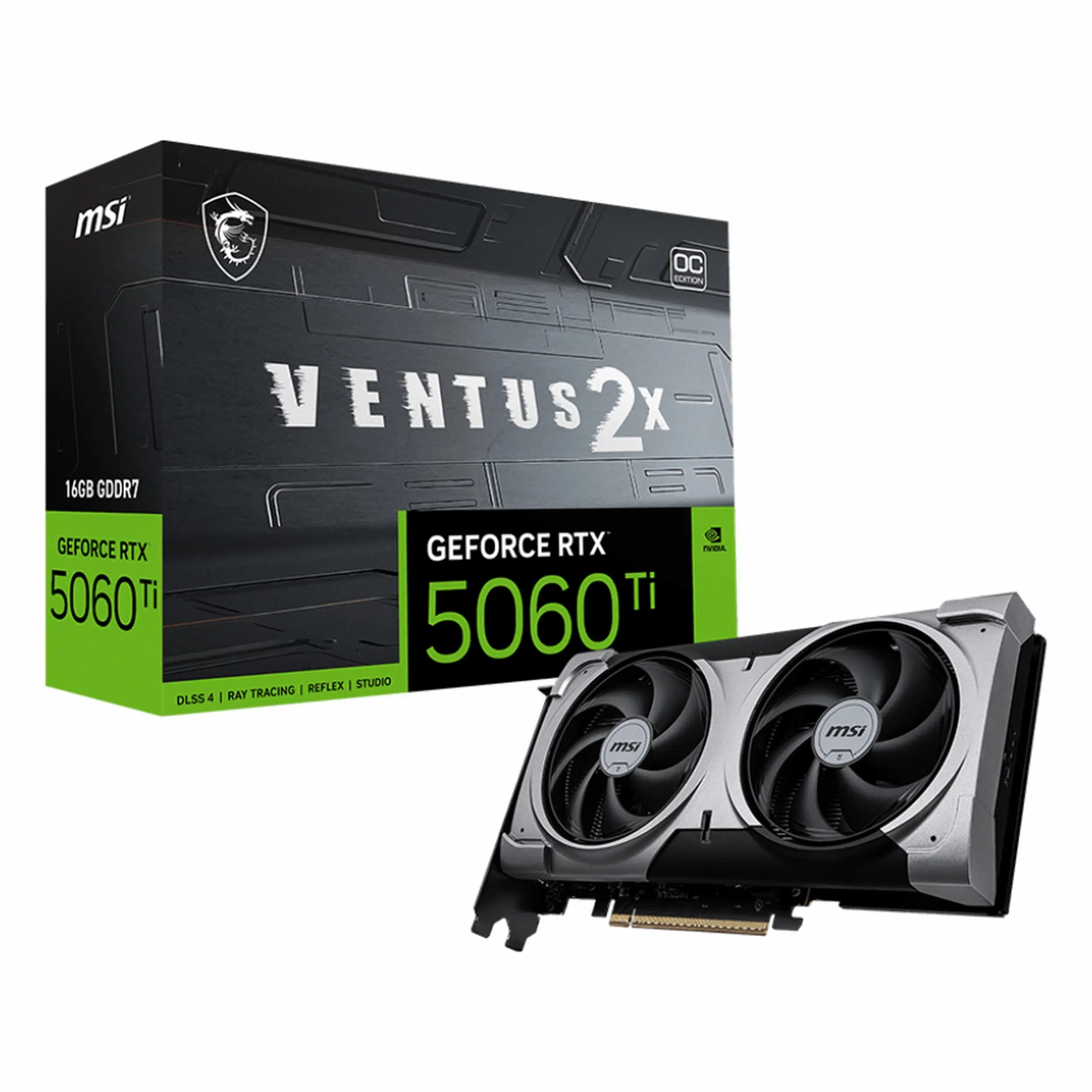 MSI GeForce RTX 5060 Ti Ventus 2X OC Plus 16G