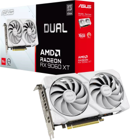 ASUS Dual Radeon RX 9060 XT 16GB DUAL-RX9060XT-16G-WHITE Beyaz