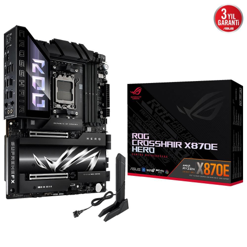 ASUS ROG CROSSHAIR X870E HERO DDR5 AURA RGB WiFi