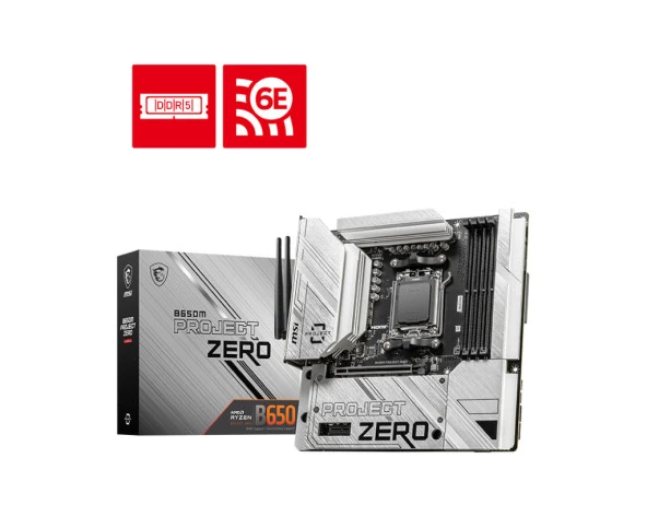 MSI B650M Project Zero DDR5 Wifi