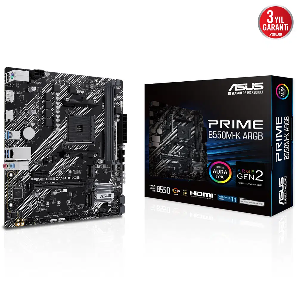 ASUS PRIME B550M-K ARGB DDR4