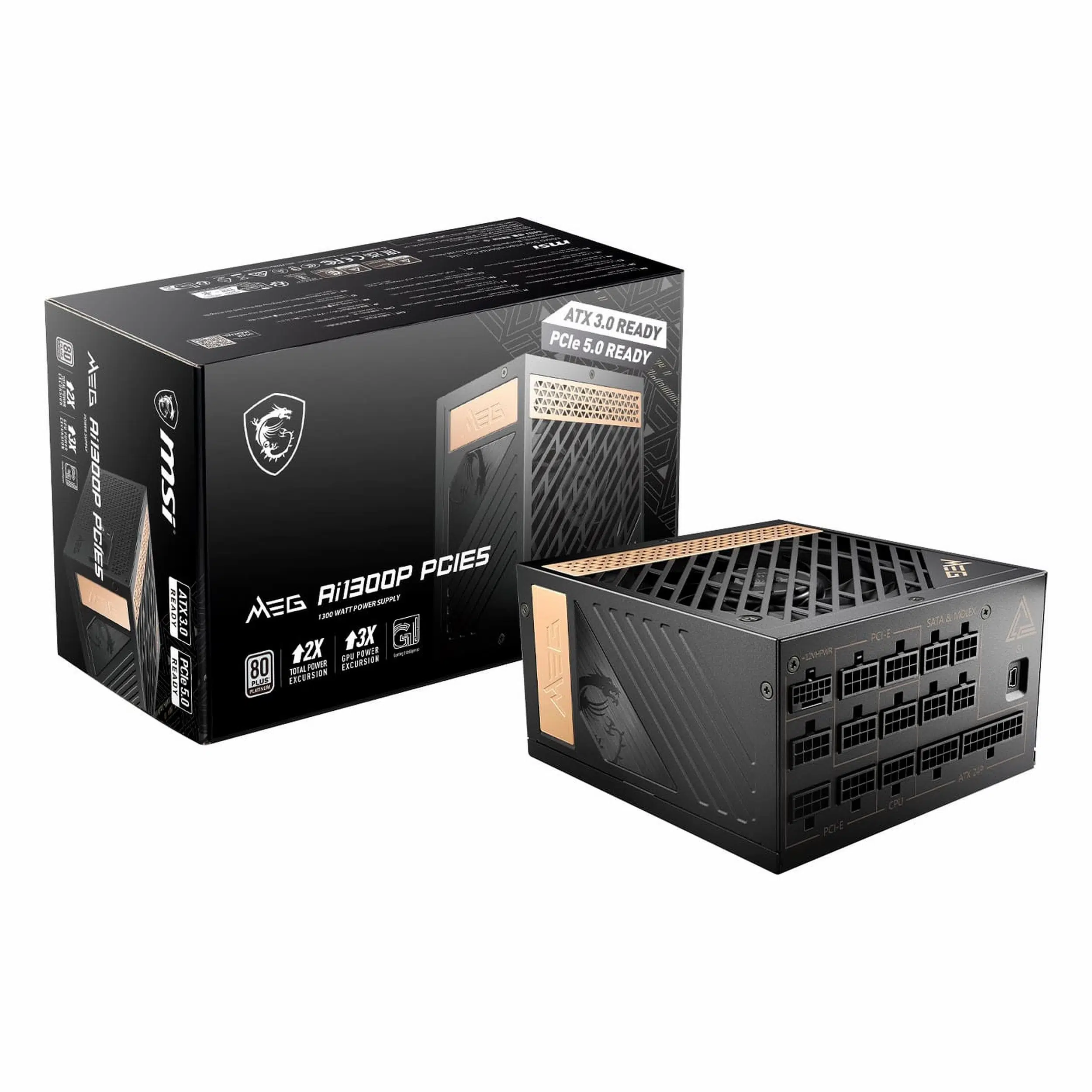 MSI MEG Ai1300P 1300W 80+ Platinum Full Modular