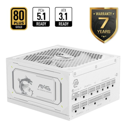 MSI MAG A1000GL White 850W 80+ Gold