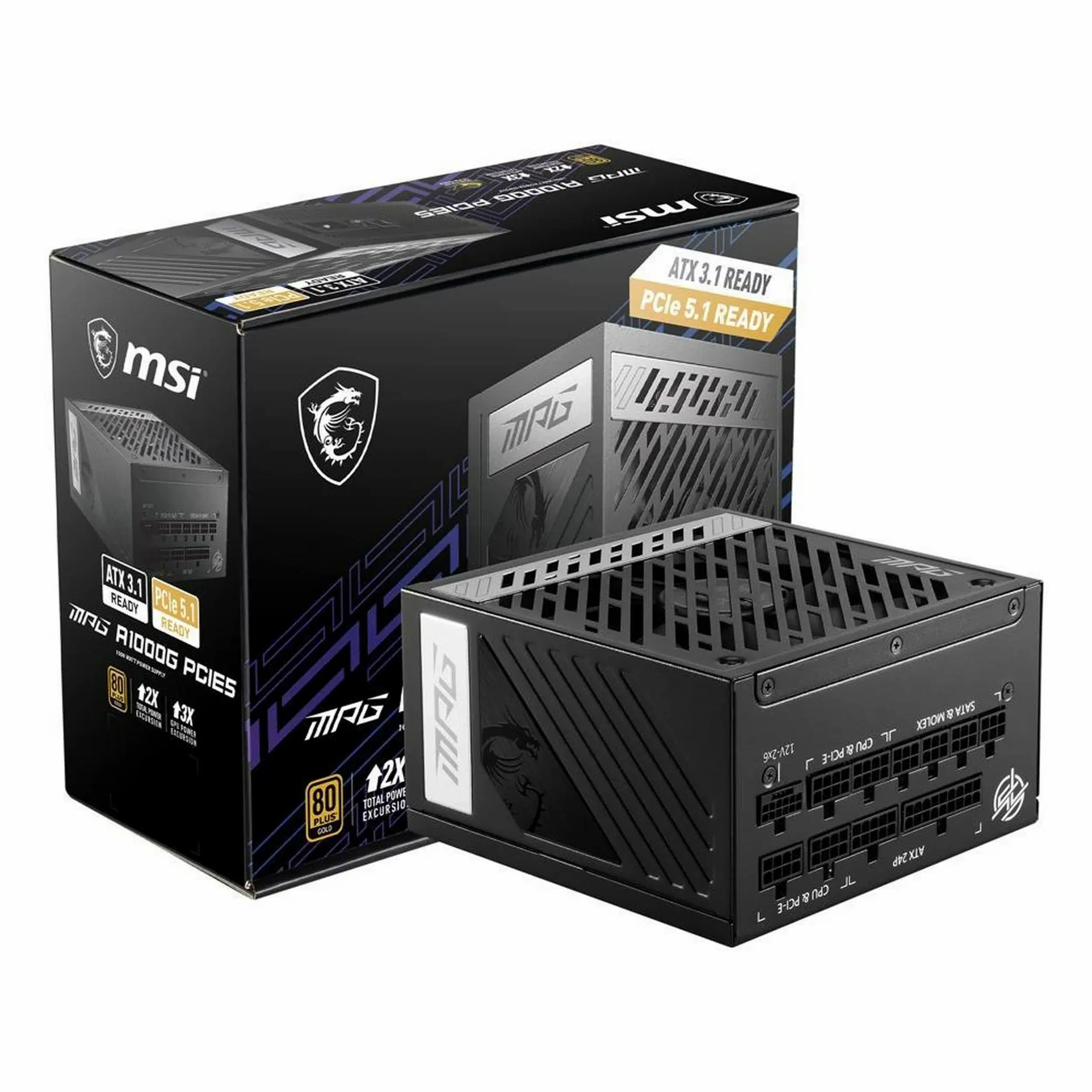 MSI MPG A1000G 1000W 80+ Gold Full Modular