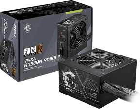 MSI MAG A750BN PCIE5 II 750W 80+ Bronze