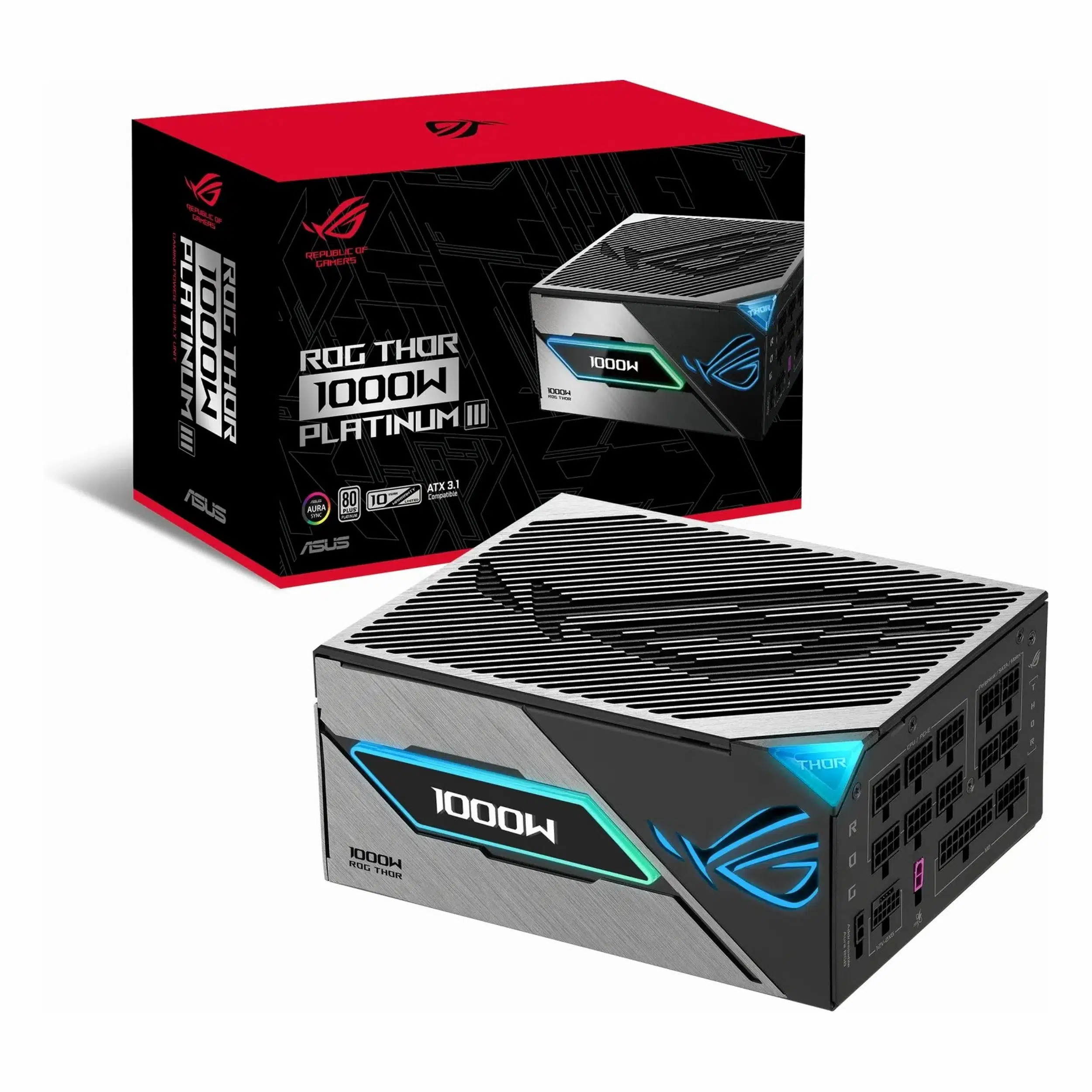 ASUS ROG Thor 1000P3 Gaming ARGB 1000W 80+ Platinum Modular