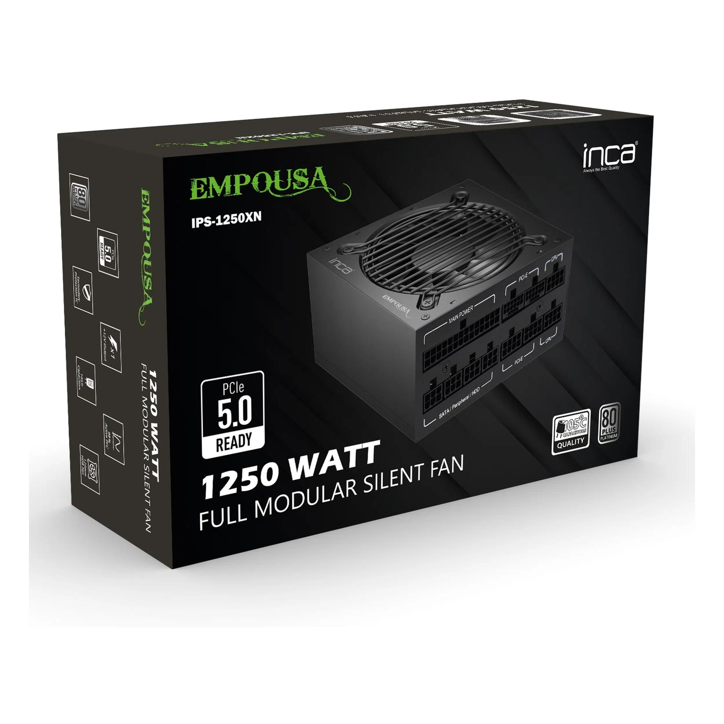 Inca Empousa IPS-1250XN 1250W 80+ Platinum Modular